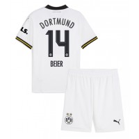 Billiga Borussia Dortmund Maximilian Beier #14 Barnkläder Tredje fotbollskläder till baby 2024-25 Kortärmad (+ Korta byxor)